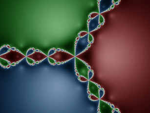 Картинка red+green+and+blue+fractal 3д+графика фракталы+ fractal 3д графика