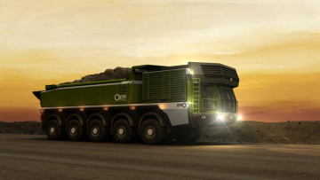 Картинка техника 3d etf mt-240 mining truck