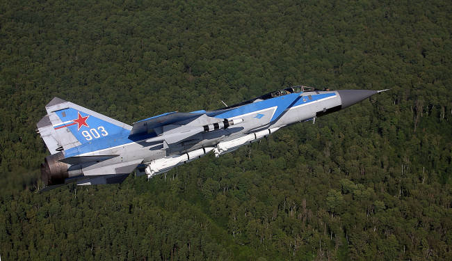 Обои картинки фото миг 31, авиация, боевые самолёты, миг, боевая, истребитель, ввс, россии