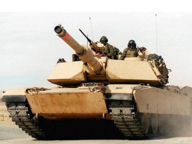 Обои картинки фото техника, военная, танк, м1а2, абрамс