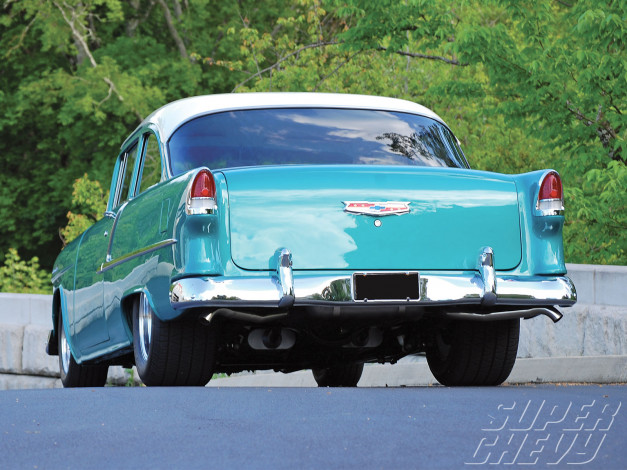 Обои картинки фото 1955, chevy, 210, автомобили, hotrod, dragster