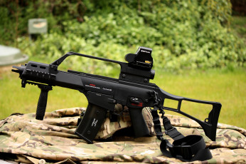 Картинка оружие автоматы hk g36c винтовка штурмовая