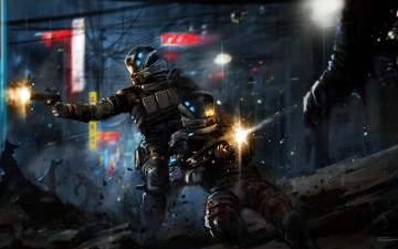 Картинка blacklight +retribution видео+игры иной мир астронавты скафандры бой оружие