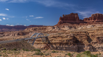Картинка природа горы небо мост каньон скалы