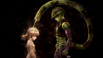Картинка аниме hunter+x+hunter арт камуги хвост девушка угроза муравей-химера меруэм