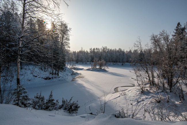 Обои картинки фото природа, зима, лед, снег