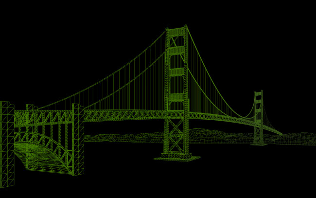 Обои картинки фото векторная графика, другое , other, мост