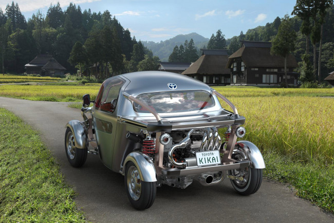 Обои картинки фото toyota kikai concept 2015, автомобили, toyota, 2015, concept, kikai