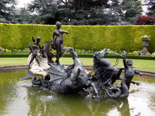 Картинка города фонтаны скульптура