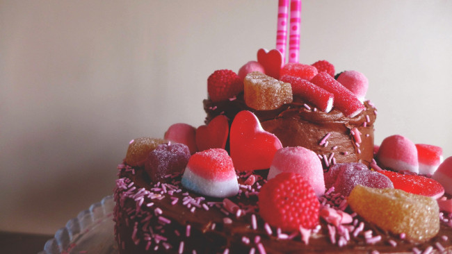 Обои картинки фото еда, торты, торт, конфеты