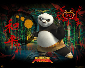 обоя мультфильмы, kung, fu, panda