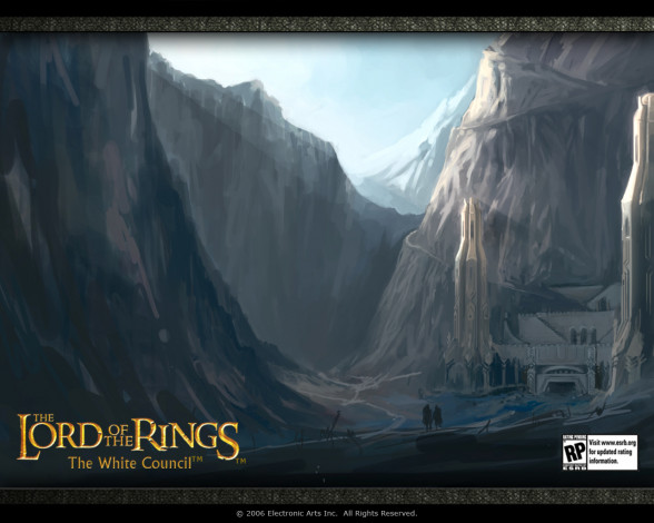 Обои картинки фото видео, игры, the, lord, of, rings, white, council