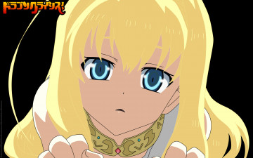 Картинка аниме dragon+crisis rose ожерелье украшение девушка