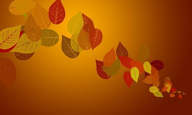 Обои картинки фото векторная графика, природа , nature, листья, фон, осень