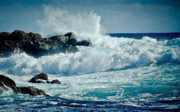 обоя природа, моря, океаны, шторм, море, океан, вода, сила, волна