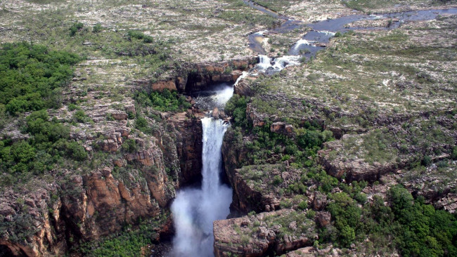 Обои картинки фото природа, водопады, река, горы, поток