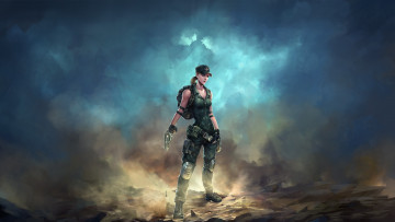 Картинка видео+игры battalion+wars униформа девушка фон пистолет