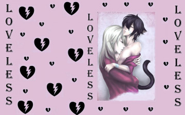Картинка аниме loveless сердечки соби аояги рицка агатсума