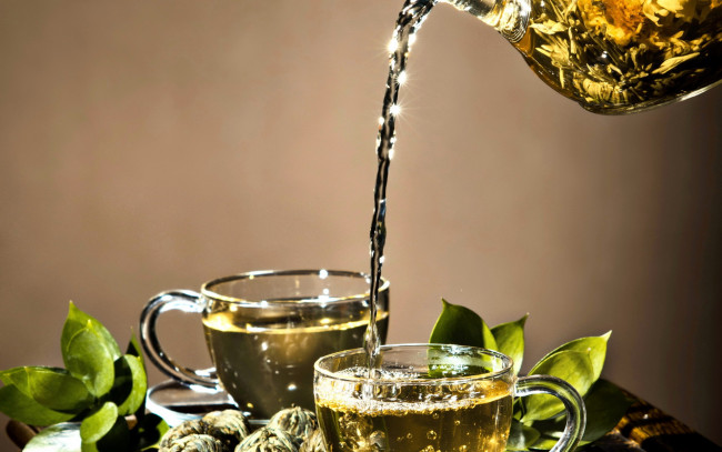 Обои картинки фото еда, напитки,  чай, зеленый, чай