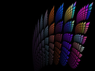 Картинка 3д графика fractal фракталы фон рисунок узор