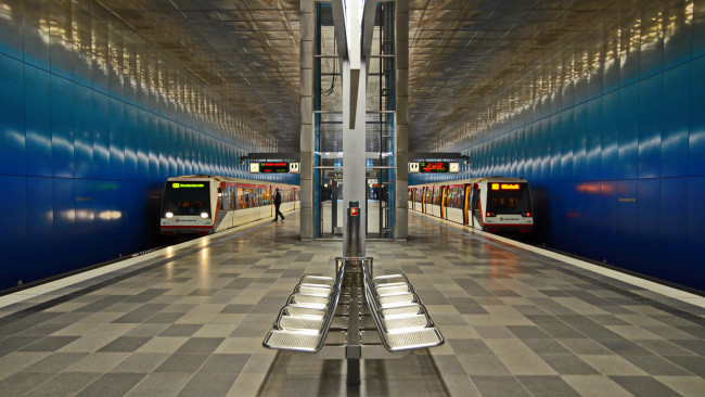 Обои картинки фото техника, метро, метрополитен, станция, поезда