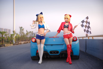 Картинка автомобили -авто+с+девушками косплей cosplay