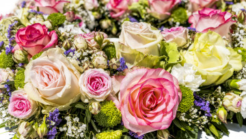 Картинка цветы букеты +композиции букет розы хризантемы