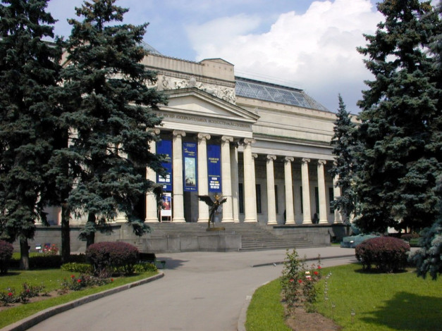 Обои картинки фото музей, изобразительных, искусств, имени, пушкина, города, москва, россия