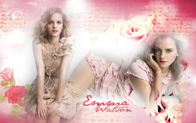 Обои картинки фото Emma Watson, девушки