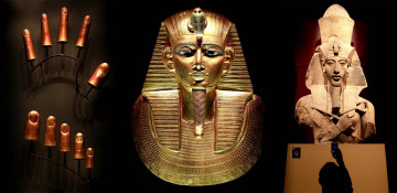 обоя amenhotep, iv, разное, рельефы, статуи, музейные, экспонаты, фараон