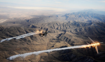 Картинка авиация боевые самолёты горы