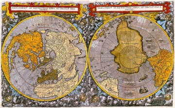 Картинка разное глобусы карты карта старинная полушария