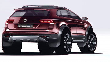 обоя volkswagen tiguan gte active concept 2016, автомобили, 3д, графика, 2016, concept, gte, active, tiguan, volkswagen