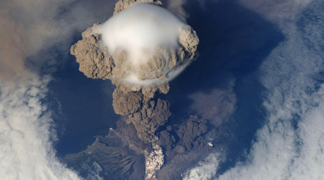 Обои картинки фото природа, стихия, извержение, вулкан