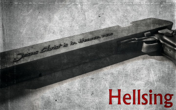 Картинка аниме hellsing шакал оружие пистолет