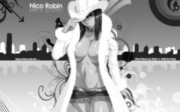 Картинка аниме one piece nico robin
