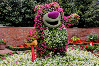Картинка international flower and garden festival дисней парк природа мишка цветы