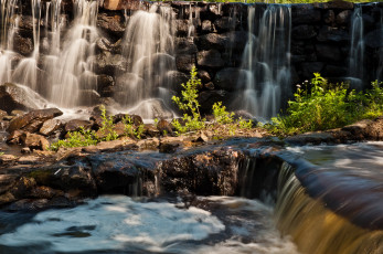 Картинка швеция аngelholm природа водопады водопад