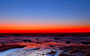Картинка twilight horizon природа восходы закаты кеан штиль горизонт заря
