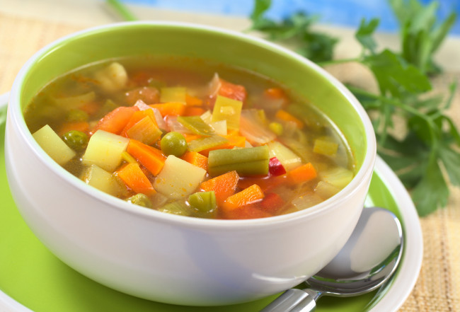 Обои картинки фото еда, первые, блюда, овощной, суп