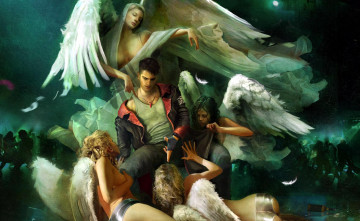 Картинка видео+игры devil+may+cry+5 парень ангелы