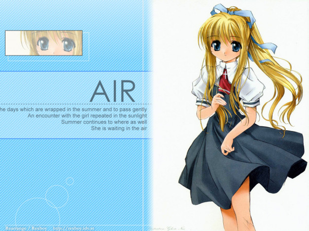 Обои картинки фото аниме, air
