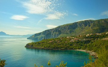 Картинка italy природа побережье италия пейзаж городок море