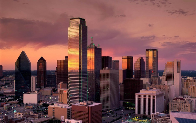 Обои картинки фото города, панорамы, dallas, texas