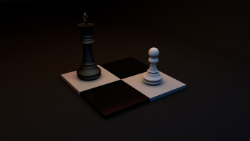 Картинка 3д графика другое шахматы пешка