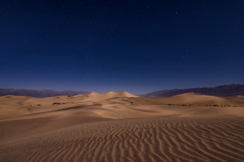 Картинка природа пустыни барханы песок ночь