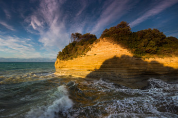 Картинка природа побережье скалы волны берег океан
