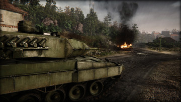 обоя видео игры, armored warfare, танк