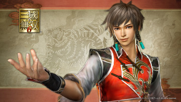 Картинка видео+игры dynasty+warriors парень китайская lu xun dynasty warriors рисунок тигр одежда косички