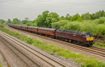 Картинка техника паровозы состав локомотив рельсы дорога железная